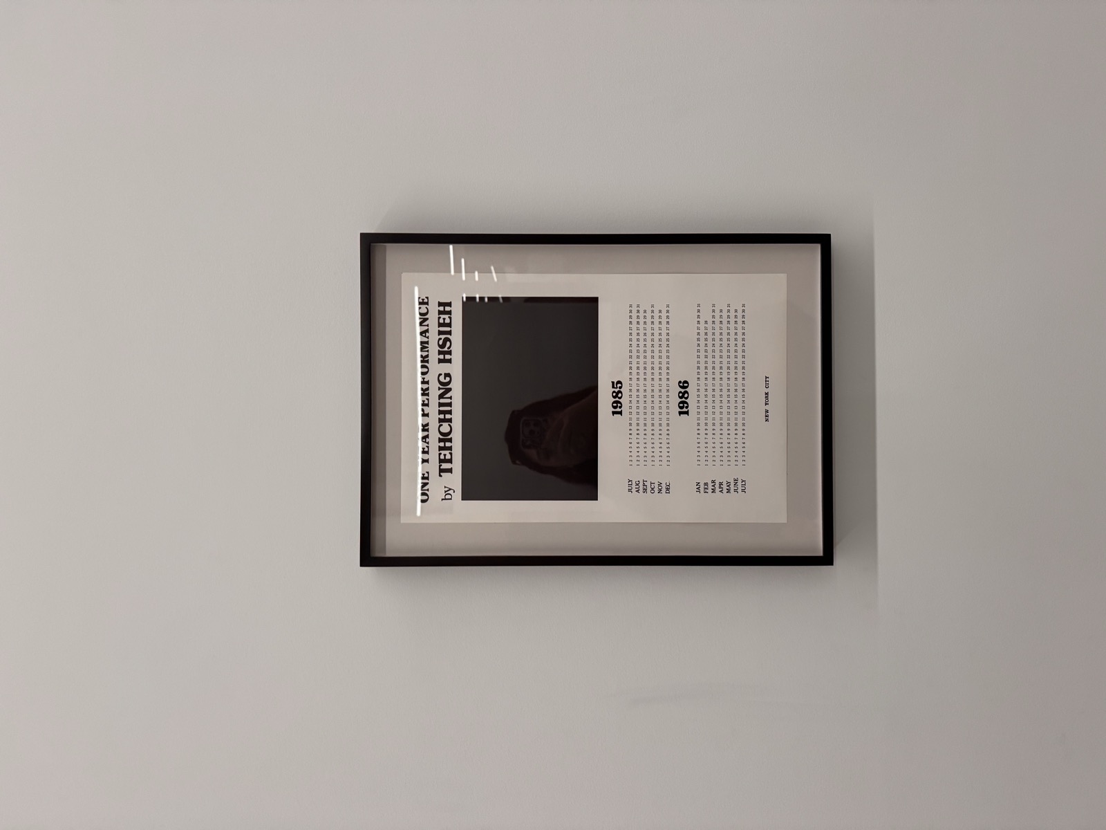 One Year Performance 1985–1986 (No Art Piece), Tehching Hsieh