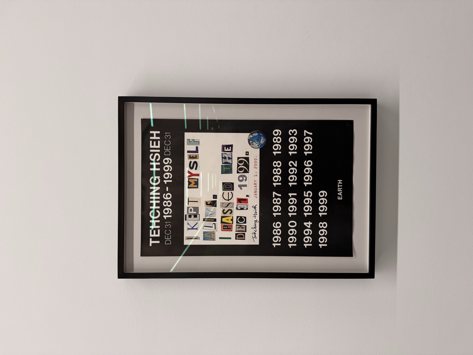 Tehching Hsieh 1986–1999 (Thirteen Year Plan), Tehching Hsieh
